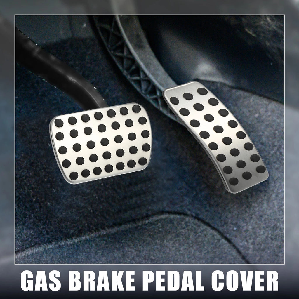 4X Accelerator & Brake Pedal Covers for Mercedes-Benz CLA180 (2015)