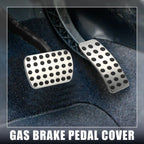 4X Accelerator & Brake Pedal Covers for Mercedes-Benz CLA180 (2015)