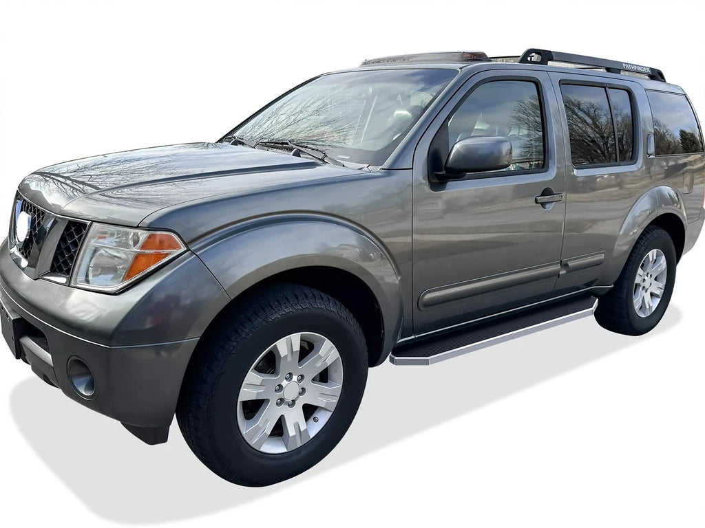 6" Polished iBoard Side Step Nerf Bar for Nissan Pathfinder (2005-2012)