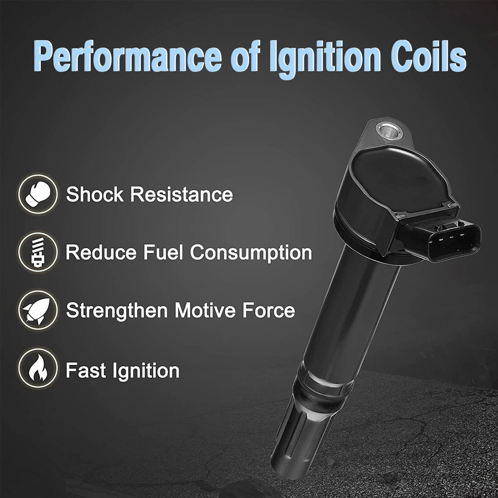6 Ignition Coils for Toyota 4Runner Camry Highlander RAV4 Tundra Lexus (2000–2023)