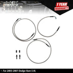 Transmission Cooler Hose Lines Kit for Dodge Ram 2500 3500 (2003–2007)