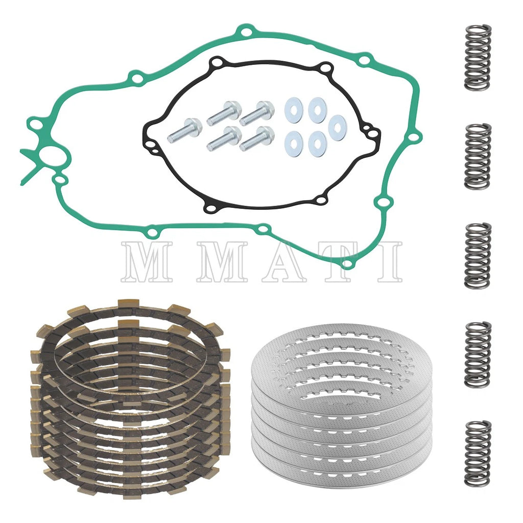 Clutch Friction Steel Plates Springs Gaskets Kit for Yamaha YZ125 125X (2005–2024)