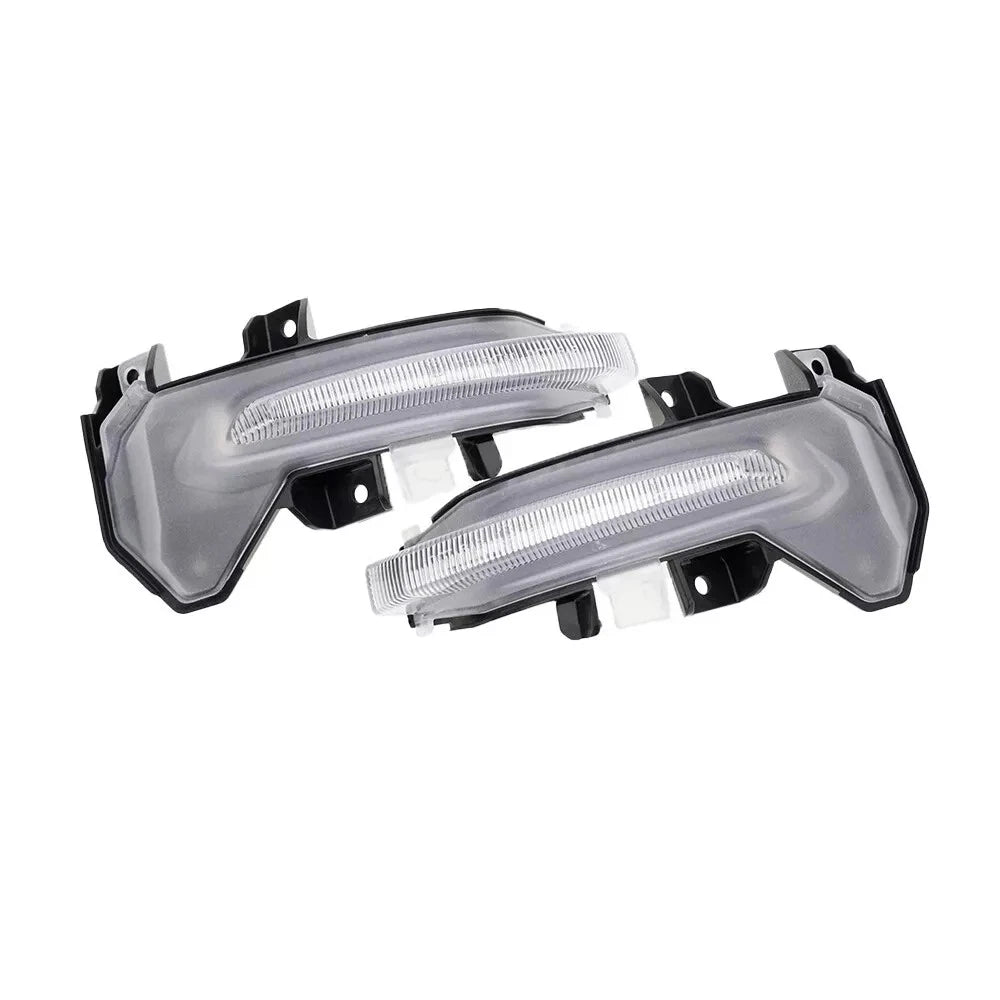 2X Dynamic Clear LED Side Mirror Turn Signal Lights for Toyota Tundra (2022–2025)