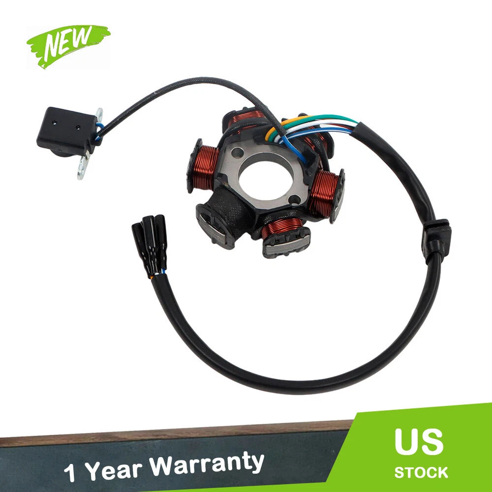 6 Coil Magneto Flywheel Stator for 50cc 70cc 110cc 125cc PIT Quad ATV