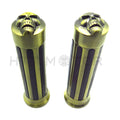 1" 25mm Bronze Grips for Harley XL 883 Touring Dyna Fat Boy Street