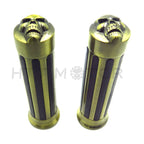 1" 25mm Bronze Grips for Harley XL 883 Touring Dyna Fat Boy Street