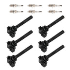 Ignition Coils & Spark Plug Set for Isuzu Amigo Rodeo 3.2L (1998–1999)