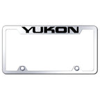 Mirrored Truck License Plate Frame - Officially Licensed for GMC Yukon