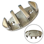 316 Stainless Steel Marine ZigZag Cleat for Kayak Canoe (Compact Size)