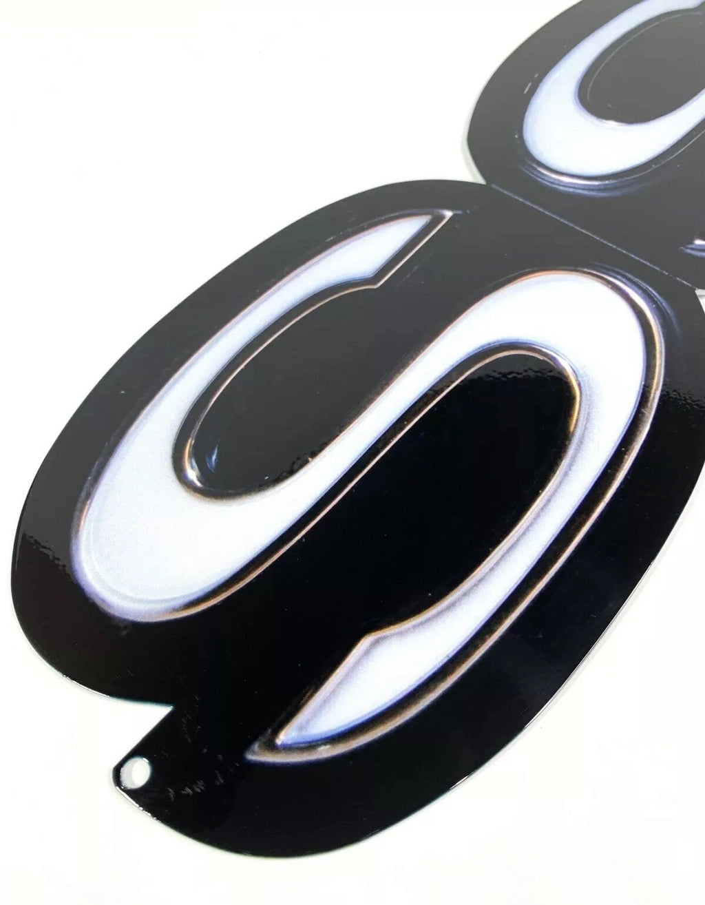 Chevrolet Super Sport SS Script Logo Metal Emblem Sign for 1960–1969 Camaro
