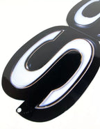 Chevrolet Super Sport SS Script Logo Metal Emblem Sign for 1960–1969 Camaro
