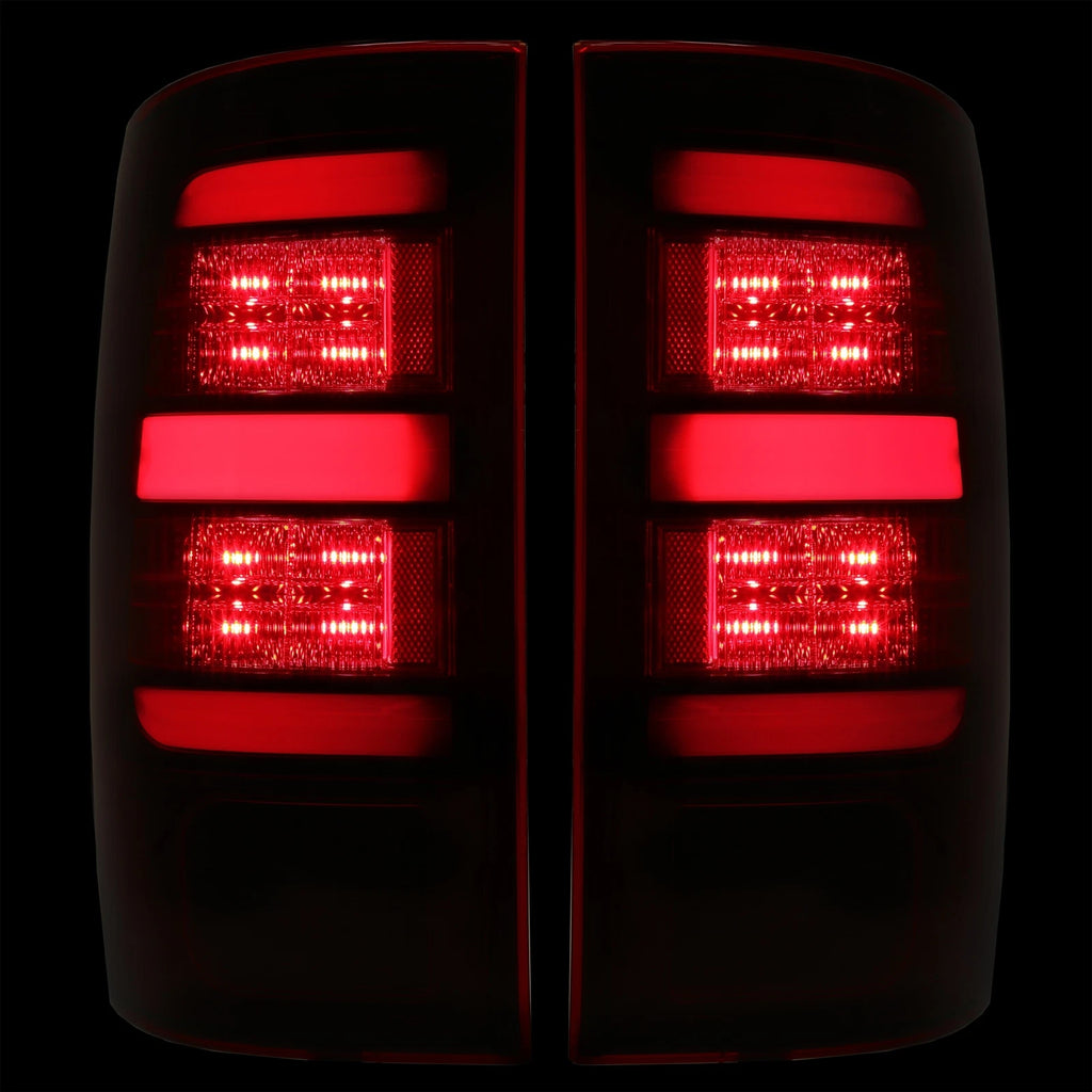 Red LED Tail Lights for Dodge Ram 1500 2500 3500 (2009-2018)