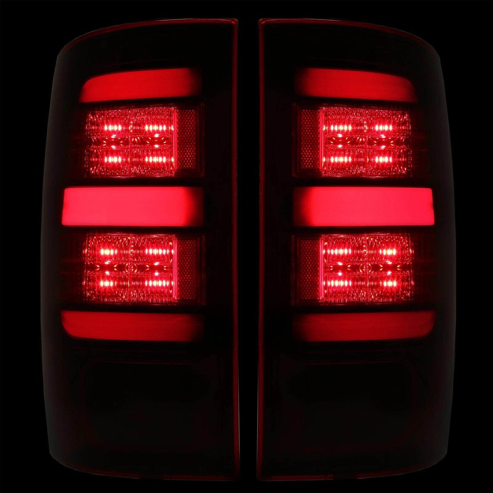 Red LED Tail Lights for Dodge Ram 1500 2500 3500 (2009-2018)