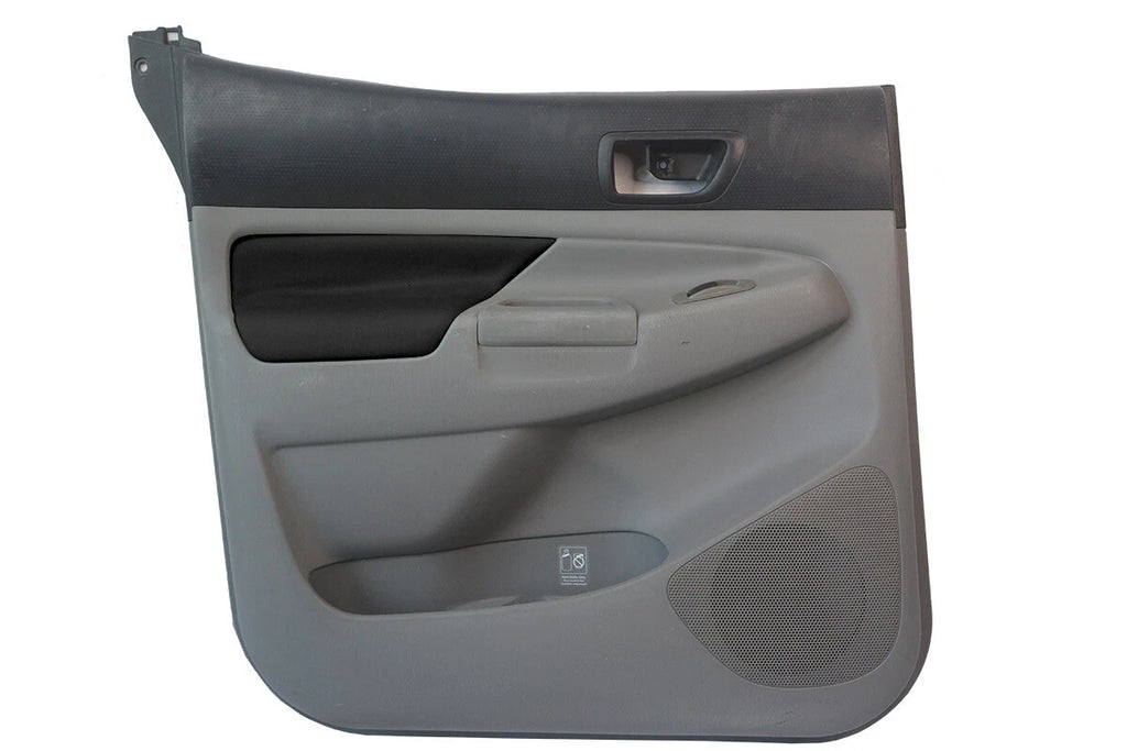 Front Insert Door Panel Cover for Toyota Tacoma (2005–2015) Black Leather