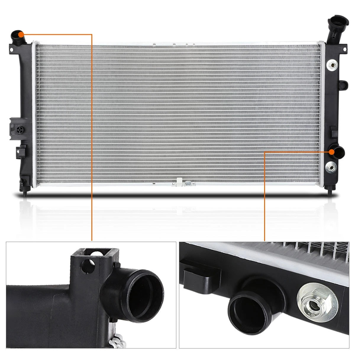 Aluminum OE Factory Radiator for Chevy Venture/Saturn Relay (2001–2006) DPI-2728