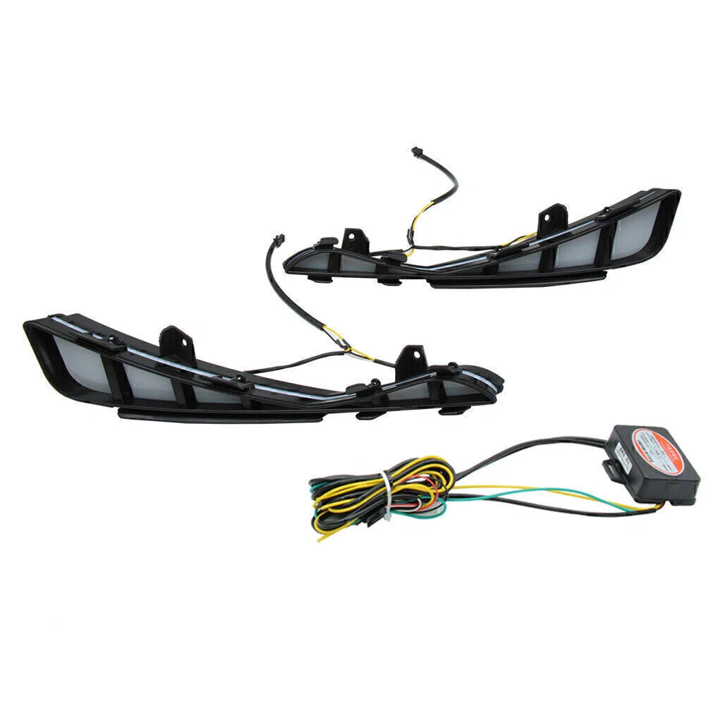 2X LED Daytime Running Lights DRL Dual Color for Toyota Avalon (2019–2020)