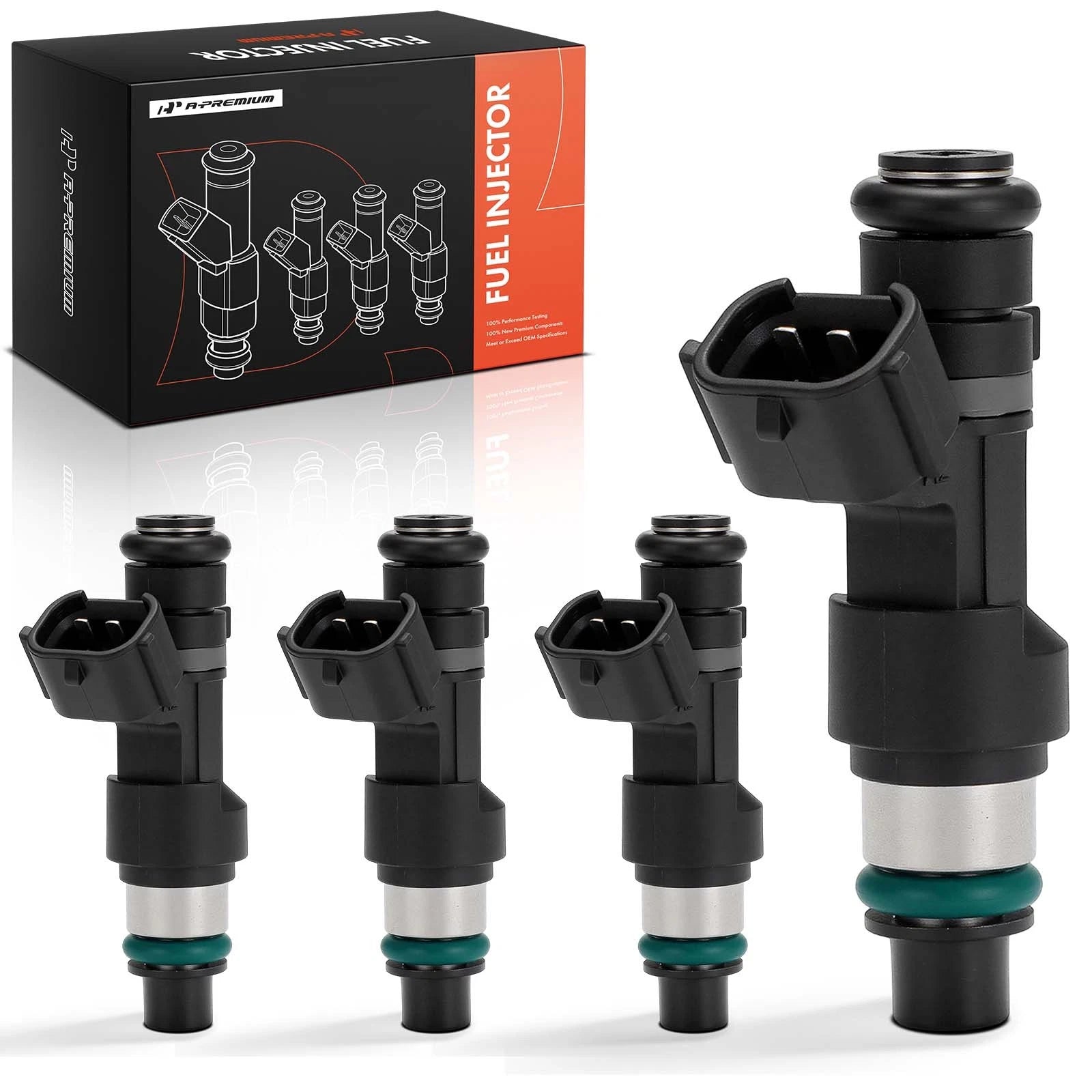 Set of 4 Fuel Injectors for Nissan Altima (2014–2018) Rogue (2015–2020) NV200 (2018–2021)