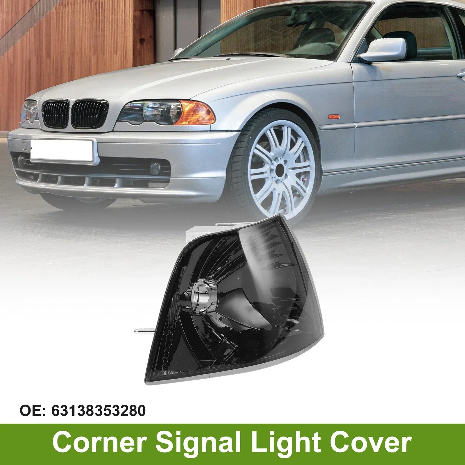 1 Pc Right Corner Signal Light Cover for BMW 3-Series (1992-1998)