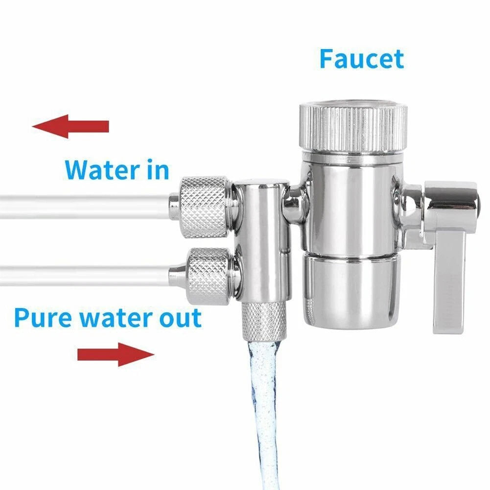 Brass Diverter Valve for eSpring Filter (Two Way Flow)