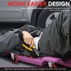 36" x 17" Ergonomic HDPE Automotive Creeper for Mechanics