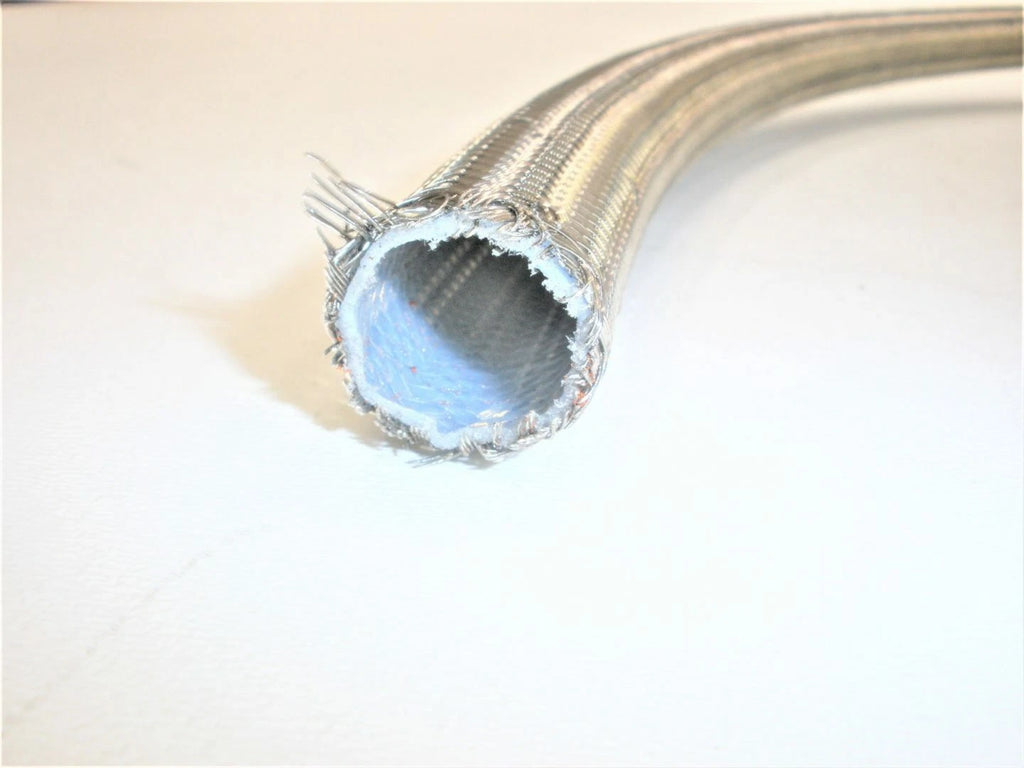 5/8" I.D. Marine Flexible Stainless Steel Braided Hose 18' L