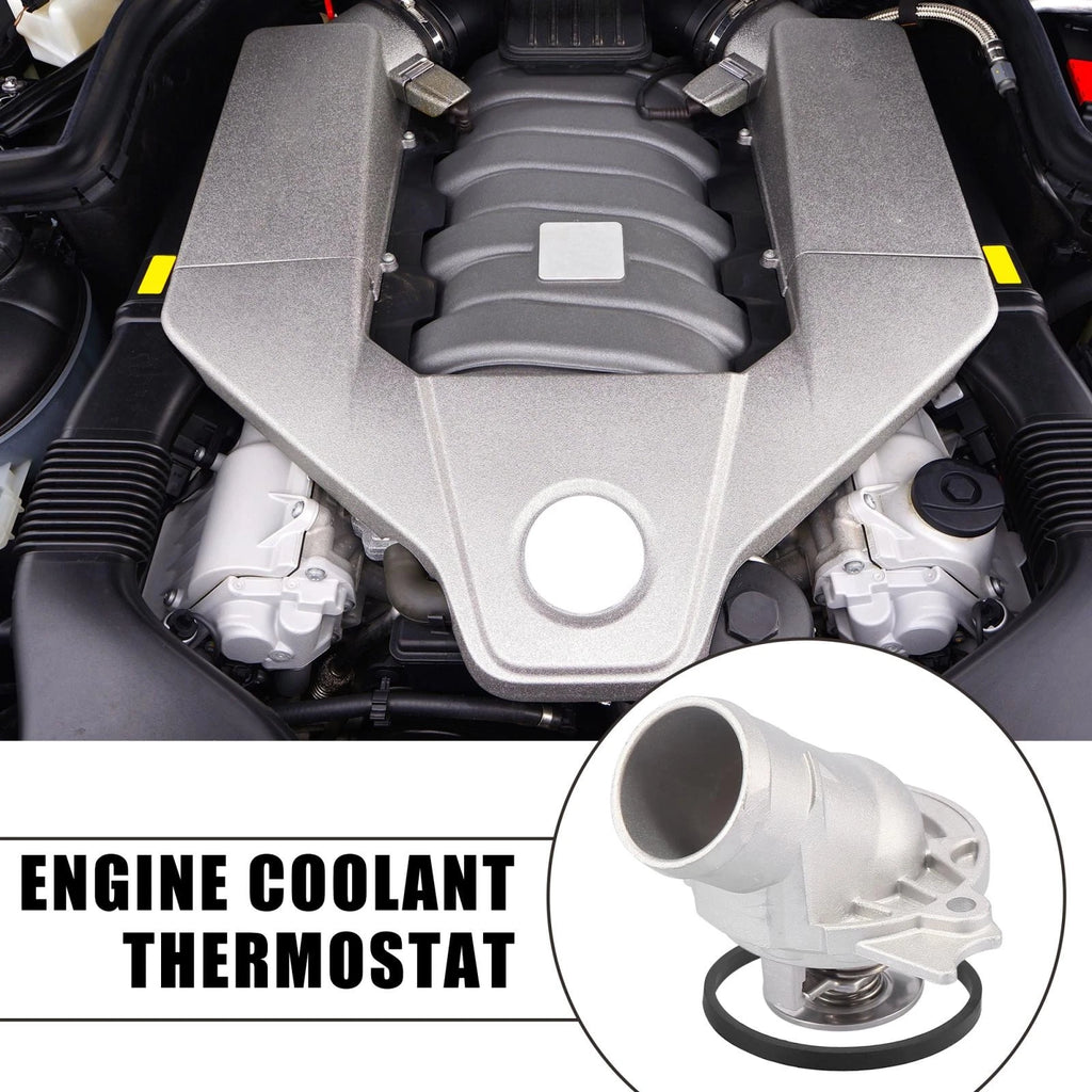 Engine Coolant Thermostat 1122030275 for Mercedes-Benz C240 C280 C320 CL500 E320 (2001–2005)