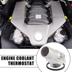 Engine Coolant Thermostat 1122030275 for Mercedes-Benz C240 C280 C320 CL500 E320 (2001–2005)
