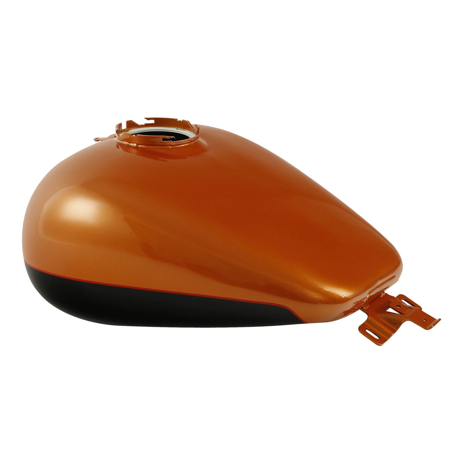 6 Gallon Fuel Gas Tank for Harley Touring Glide (2008–2023) Amber Whiskey/Vivid Black