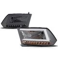 C-Shape LED Tube DRL Headlights for Ram 1500 2500 3500 (2009–2024)