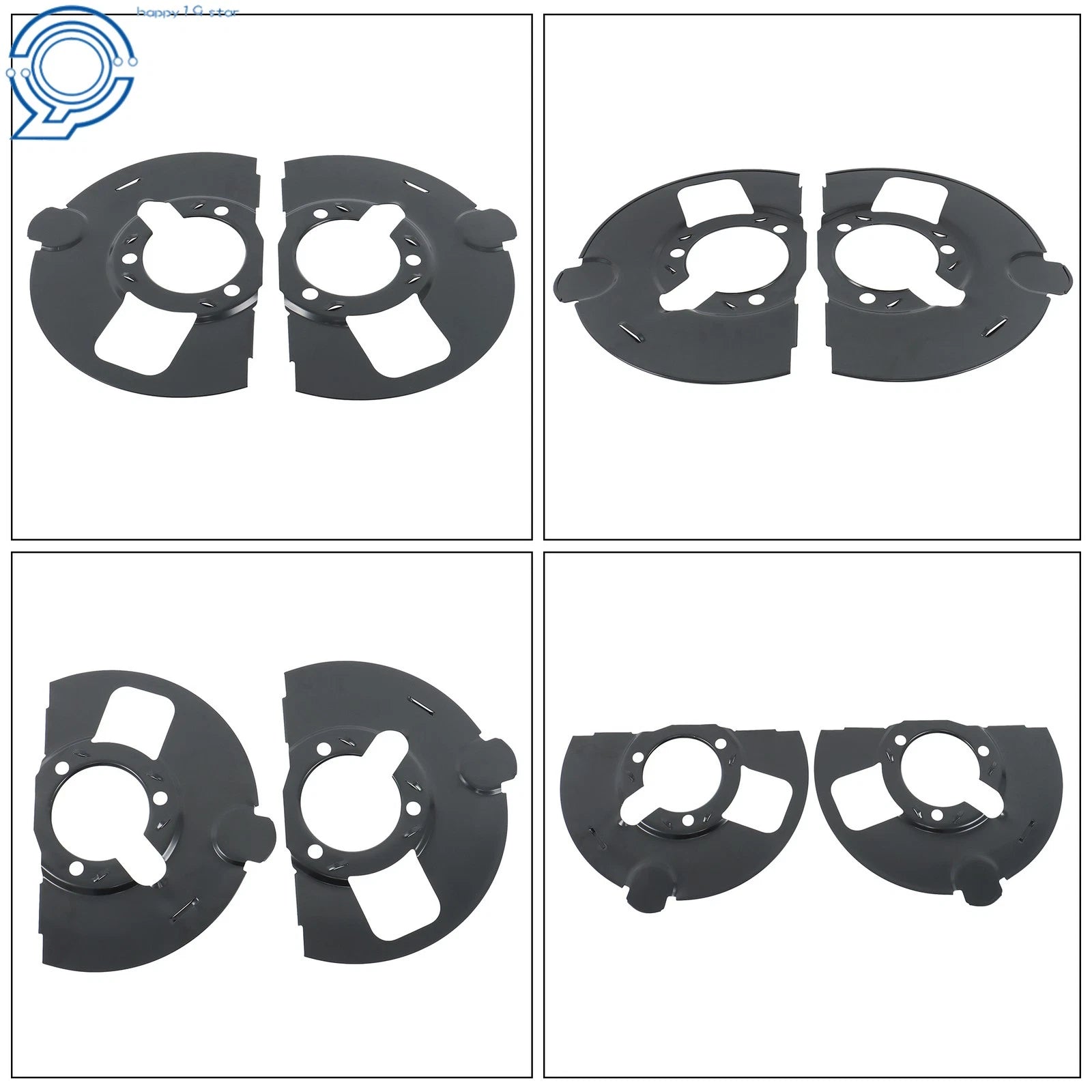 Set of 2 Front Brake Dust Shields for GMC Yukon XL (2015–2020)