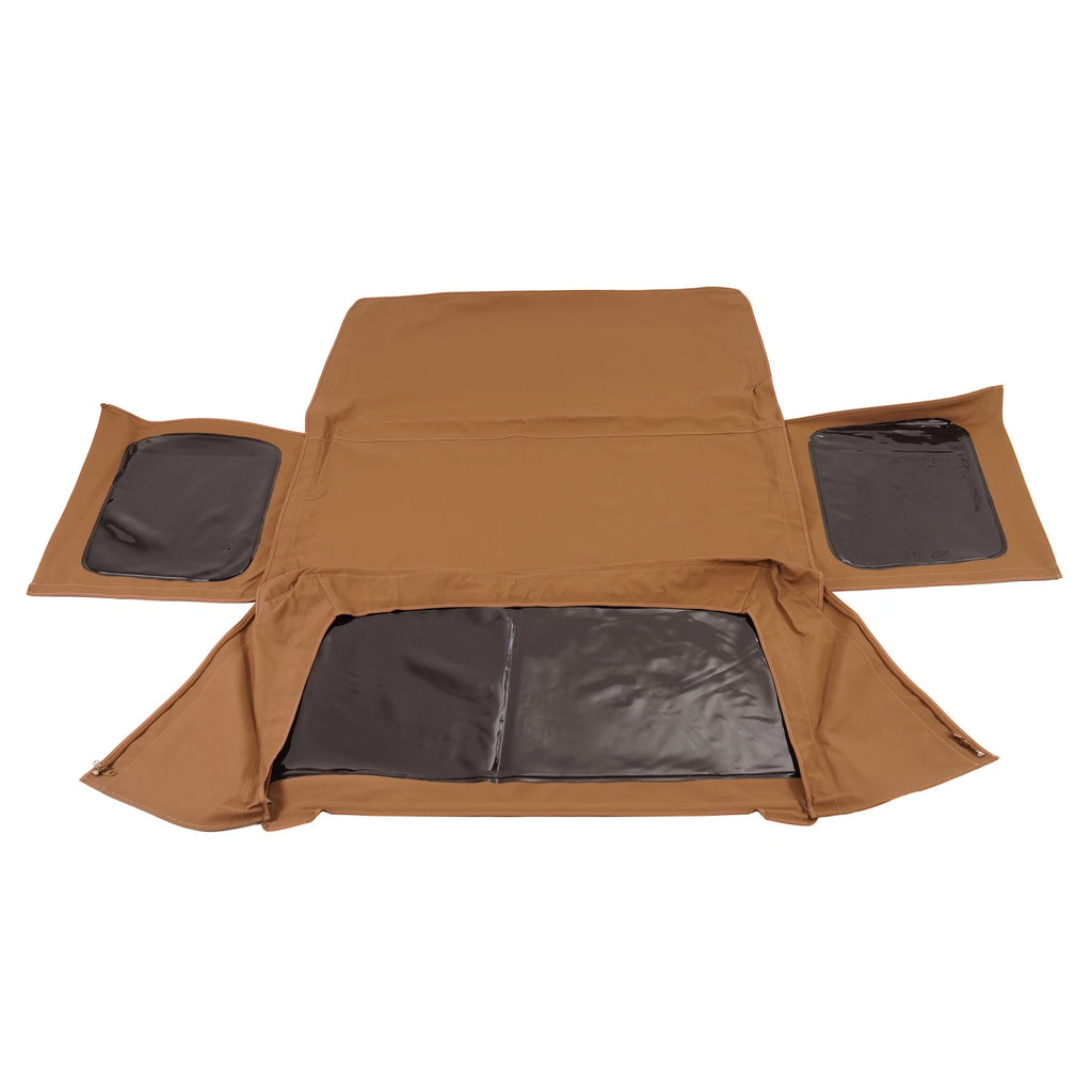 Tan Front Upper Half Doors with Tinted Windows for Wrangler YJ (1987–1995)