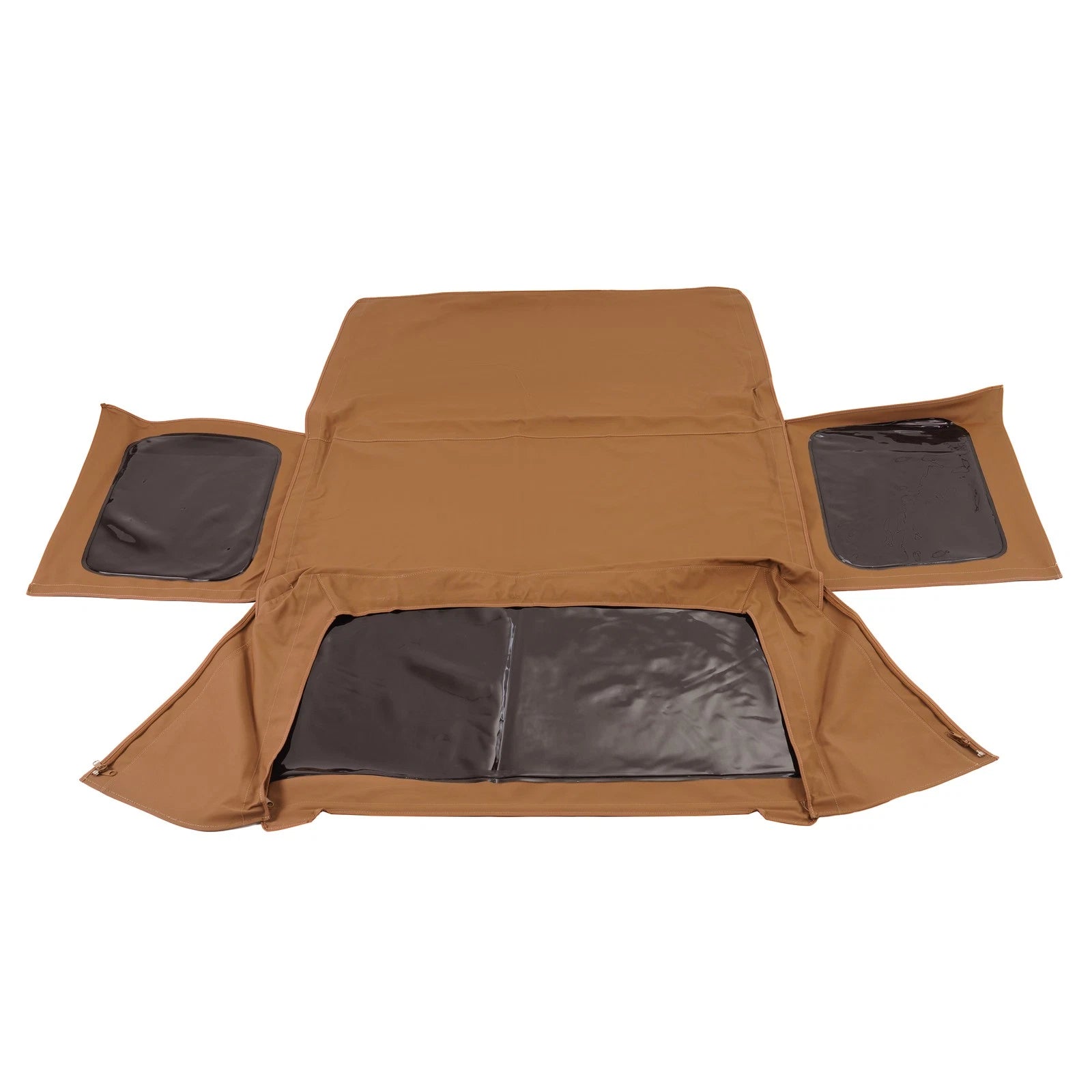 Tan Front Upper Half Doors with Tinted Windows for Wrangler YJ (1987–1995)