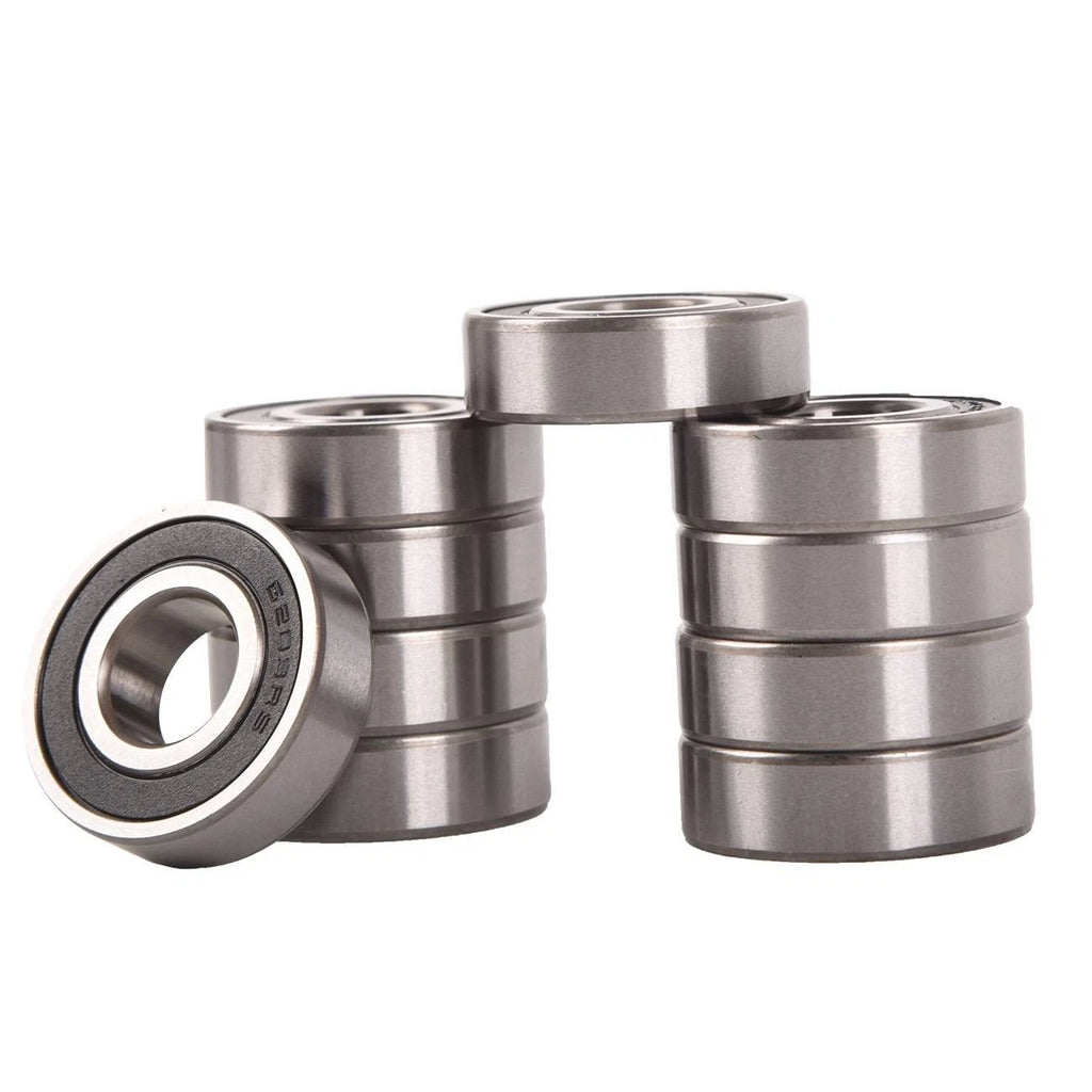 Set of 10 Rubber Wheel Sealed Ball Bearings for Various Models (C3)