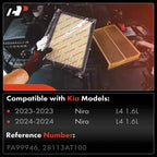 2X Engine Air Filter for Kia Niro (2023-2024) 1.6L