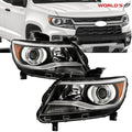 Headlight Halogen Clear Lens for Chevy Colorado LT/Z71/ZR2 (2015–2021)