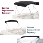4 Bow Bimini Top Replacement Canvas Cover for Pontoon (8 ft)