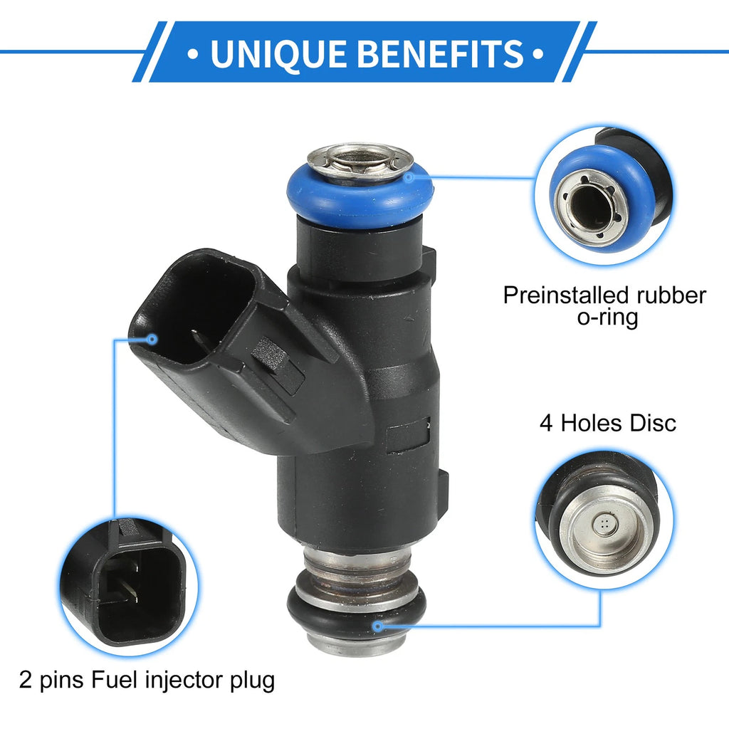 Fuel Injector for Mitsubishi Junjie (2000–2016) 1.8L L4 634149643745