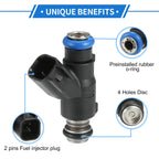 Fuel Injector for Mitsubishi Junjie (2000–2016) 1.8L L4 634149643745