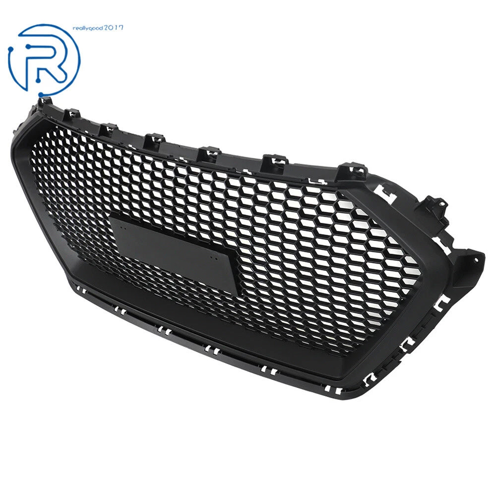 Black Honeycomb Grille for Hyundai Elantra (2017-2018) Front Bumper