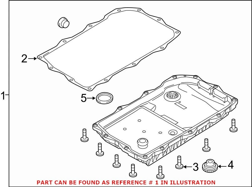 Genuine OEM Transmission Oil Pan for Dodge Durango Charger (2011–2023) 68261504AA