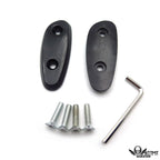 Mirror Block Off Base Plates for Suzuki GSX-R 600 750 1000 (2001–2004) Black