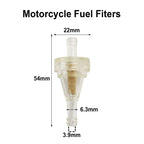 Fuel Filter for Dirt Bike ATV Snowmobile (1/4" Fuel Line)