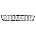 Replacement Gray Plastic Front Bumper Cover Grille w/o Active Shutter