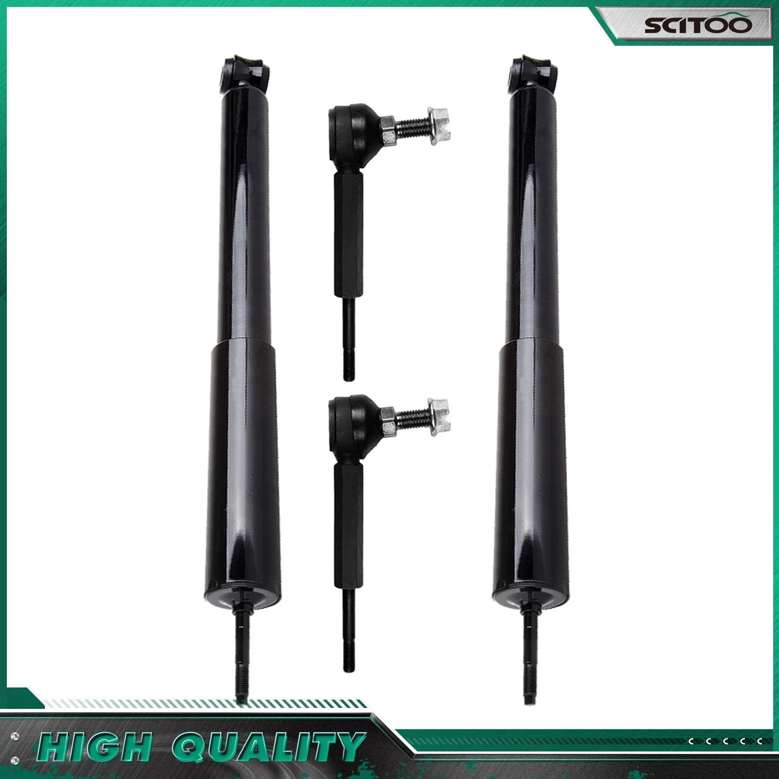 Set of 4 Rear Absorber Shocks Sway Bar Links for Toyota 4Runner (1996–2002)