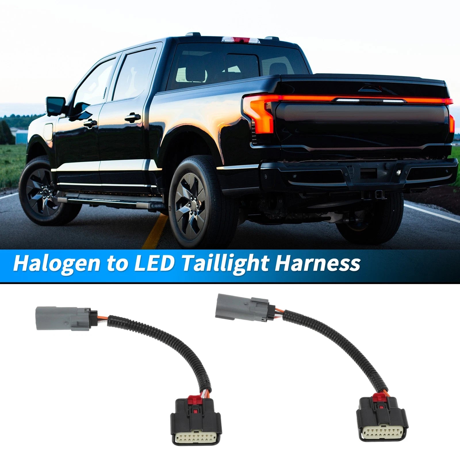Halogen to LED Taillight Adapter Harness Kit for Ford F-150 (2018–2020)
