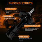 Set of 2 Front Struts Shocks Absorbers for Nissan Sentra (2007–2012)