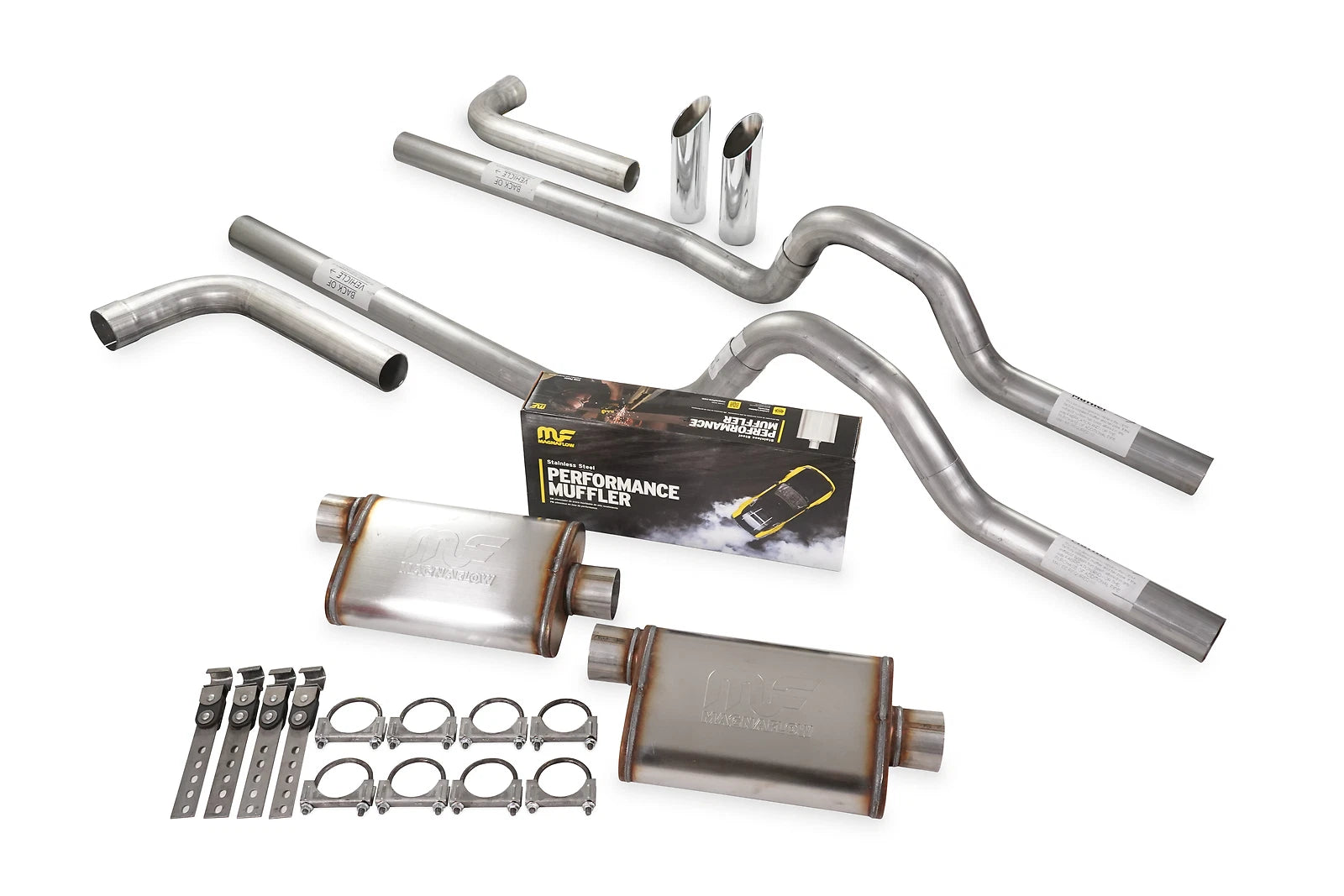 Dual Exhaust Kit 3" MagnaFlow Stainless Side Exit for Ford F-Series (1973–1979)