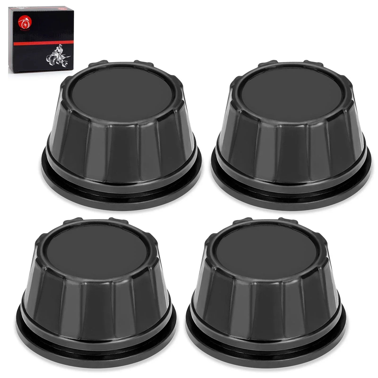 4Pcs Front + Rear Wheel Center Cap for Honda MUV700 Big Red (2009–2013)