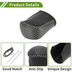 1 Pc Gear Shift Knob Cover for Lexus NX300 (2014–2021) Black Carbon Fiber