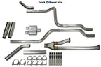 Dual Exhaust Kit for Toyota Tundra (2009–2013) 2.5" Corner Rolled Tip